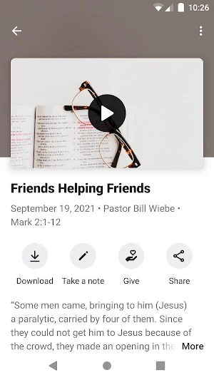 Gospel Mission Church Screenshot 2