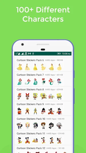 Cartoon Stickers For WhatsApp Screenshot 2