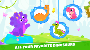Bini Dino Puzzles for Kids! Screenshot 1