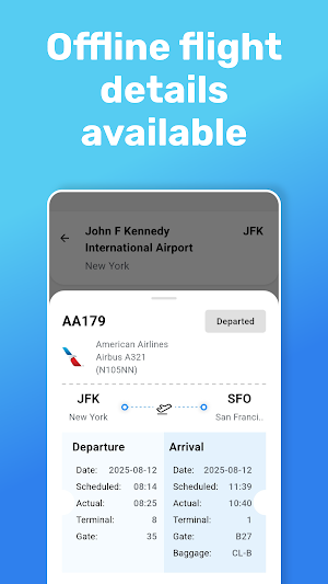 FLIGHTS - flight schedules Screenshot 2
