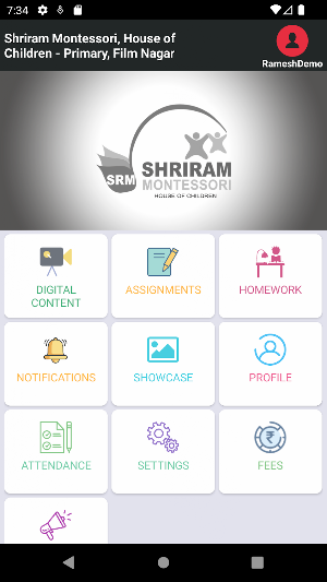 Shriram Montessori HOC App Screenshot 2