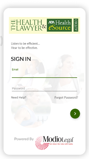 ABA Health Law Audio Screenshot 1