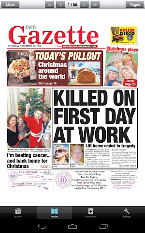 Colchester Daily Gazette Screenshot 2