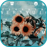 Sunflowers 2 Keyboard Background