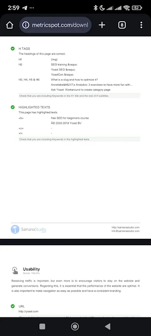SEO Site Scanner. GEO + Links Screenshot 3
