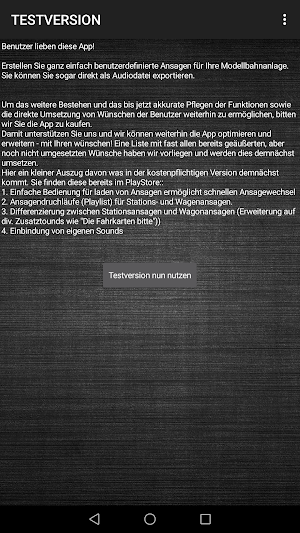 TrainSound stationcalls Trial Screenshot 2