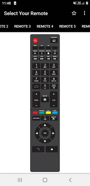 Suniya TV Remote Screenshot 3
