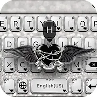 BlackandSliver Keyboard Theme