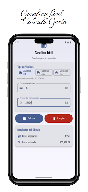 Gasolina facil – Calcula Gasto Screenshot 2