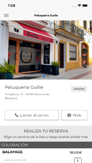 Peluquería Guille Screenshot 0