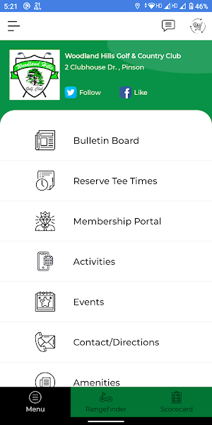 Woodland Hills G&CC Screenshot 1