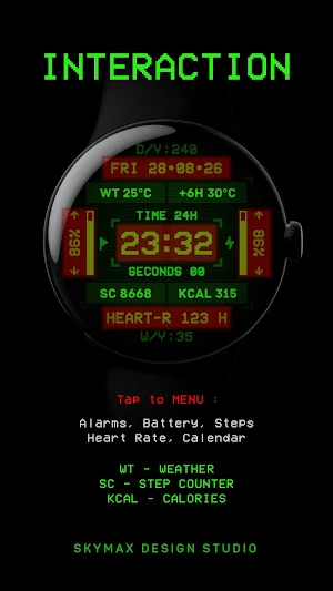 NukaBot 1000 Watch Face Screenshot 3