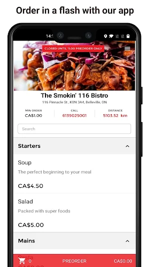 The Smokin’ 116 Bistro Screenshot 1