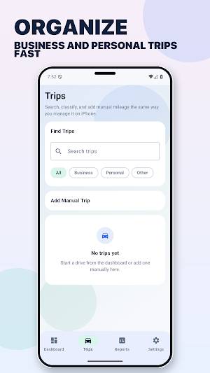 MileLog - Fast Mileage Tracker Screenshot 1