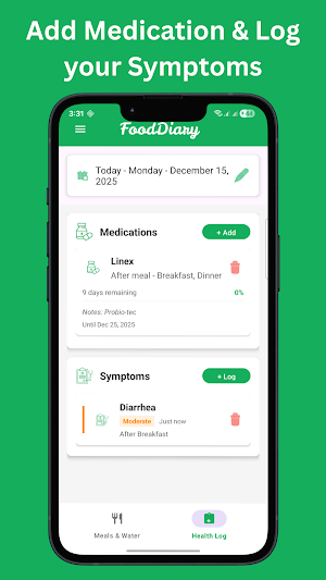 Food Diary - Health Tracker Screenshot 1