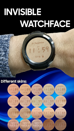 Invisible Watchface AKM WearOS Screenshot 1