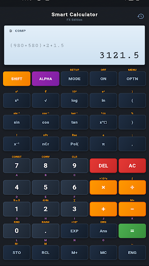 Smart Calculator - FX Edition Screenshot 2