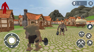 Axe Monster Warrior 3D Screenshot 2