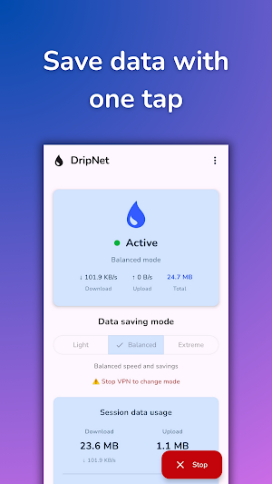 DripNet - Mobile Data Saver Screenshot 1