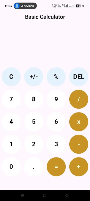 Basic Calculator Screenshot 2