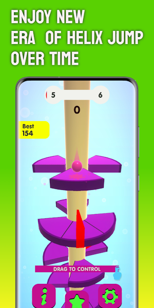 Helix Jump - Color ball Screenshot 2