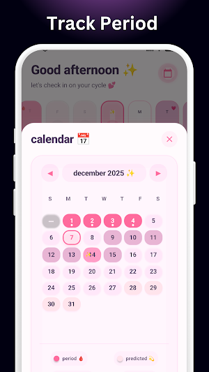Peony - AI Period Tracker Screenshot 0