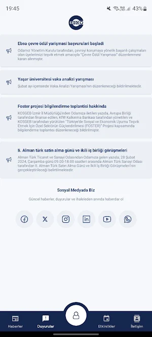 EBSO: Ege Bölgesi Sanayi Odası Screenshot 1