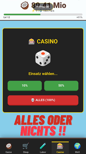 Coconut Clicker - Idle Game Screenshot 3