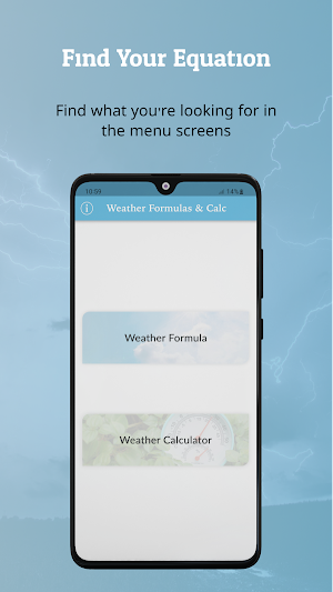 Weather Formula & Calc Screenshot 1