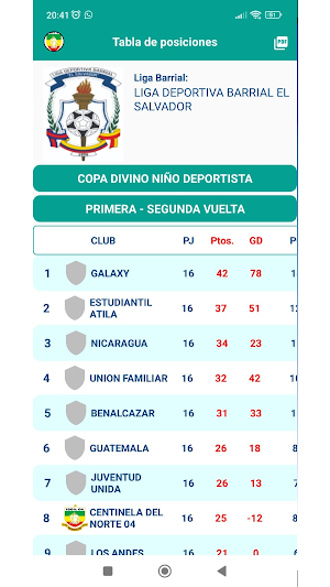 IAN 2024 Liga Barrial Screenshot 2