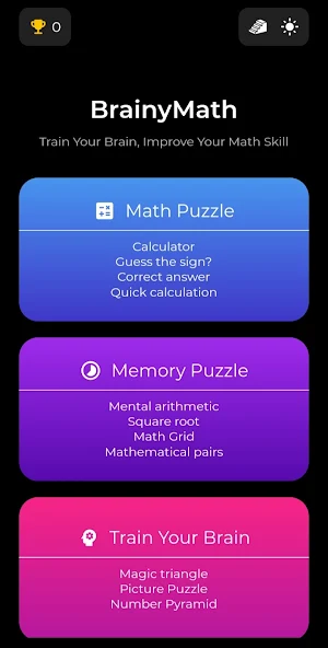 BrainSync Math games Screenshot 3