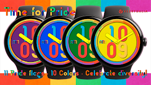Time for Pride LGBT watch face Screenshot 3