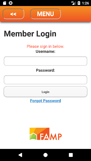 FAMP Mobile App Screenshot 2