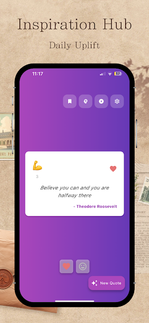Quotable AI - Get Inspired Screenshot 0