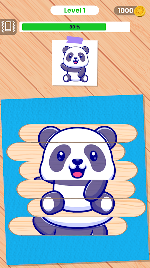 Popsicle Stick Art Puzzle Screenshot 0