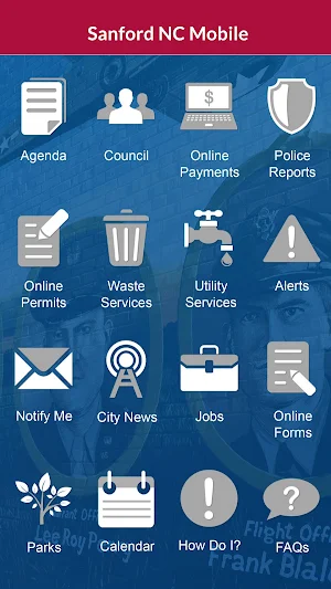 Sanford NC Mobile Screenshot 1