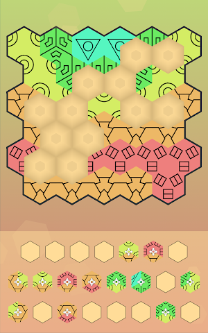 Aurora Hex - Pattern Puzzles Screenshot 2