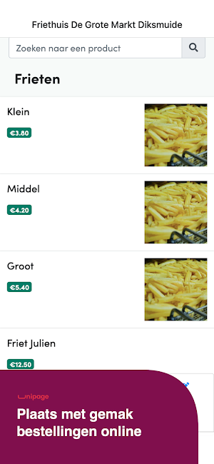Frituur Oud Vlaanderen Screenshot 1