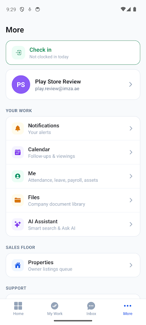 IMZA CRM Screenshot 3