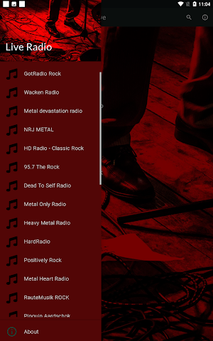 Metal And Rock Radios Live Screenshot 1