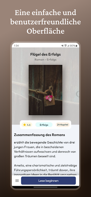 Roman Flügel des Erfolgs Screenshot 3