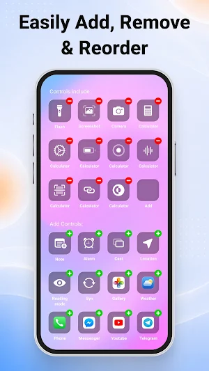 Control Panel: Widget & Theme Screenshot 1