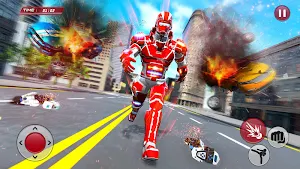 Ambulance Robot Transformation-Doctor Robot Rescue Screenshot 1