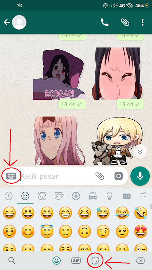 Anime Sticker For Whatsapps screenshot 1