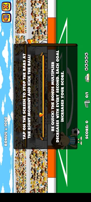CRAZY FREEKICKY FOOTBALL Screenshot 1