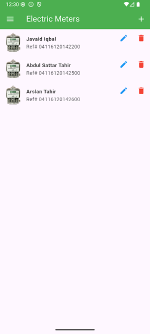Meter Reading Screenshot 0