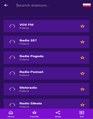Live Radio Poland Screenshot 0