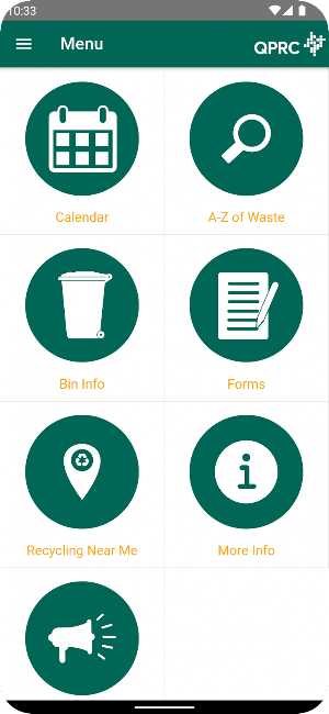 QPRC Waste Info Screenshot 0