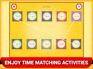 Telling Time Clock Kids Games Screenshot 2
