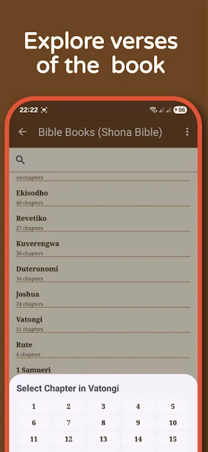 English Shona Offline Bible Screenshot 3